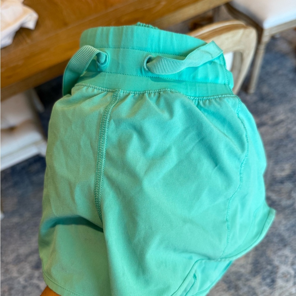 Lululemon Athletica Aqua Athletic Shorts